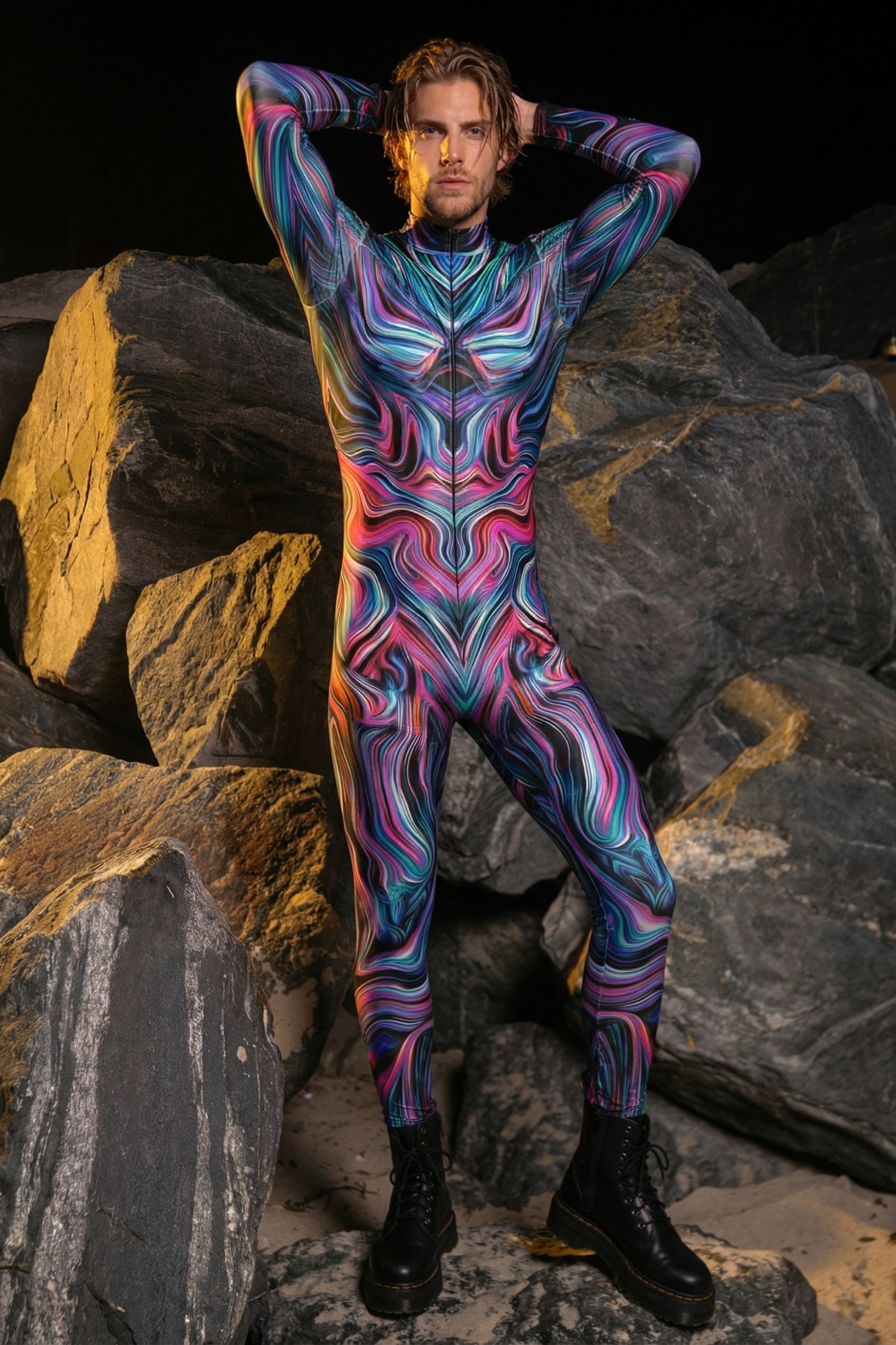 Euphoric Psychedelic Bodysuit VV040
