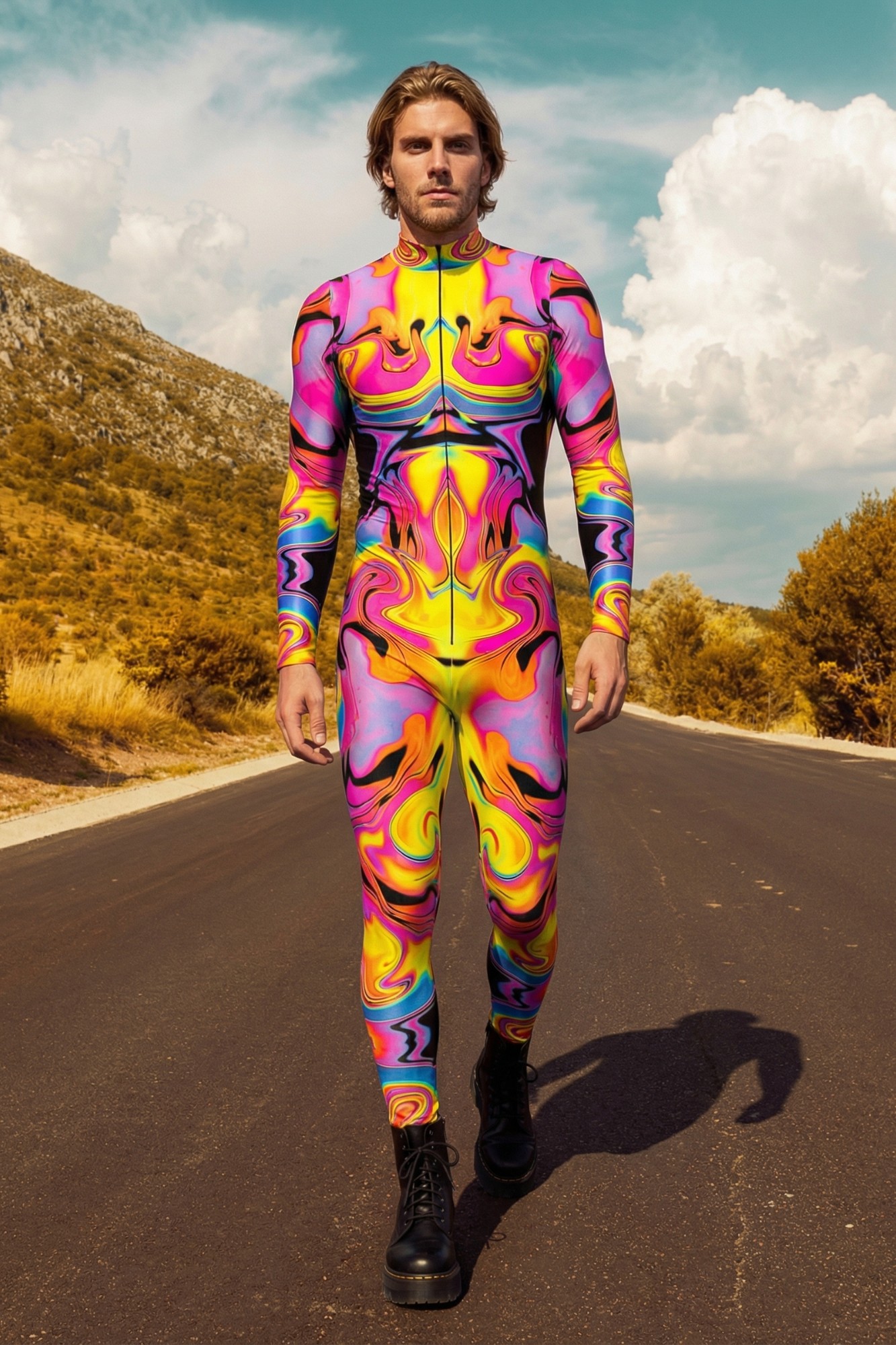 Euphoric Psychedelic Bodysuit VV071