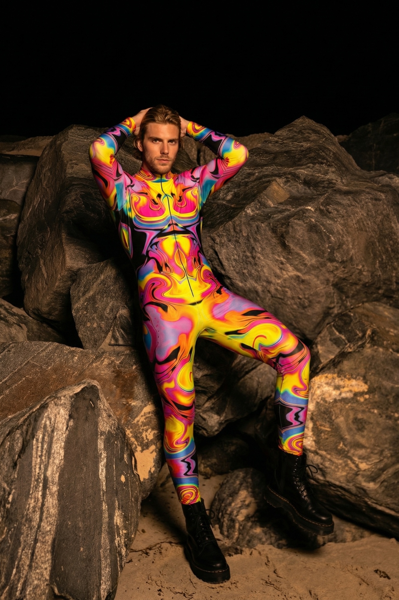 Euphoric Psychedelic Bodysuit VV071