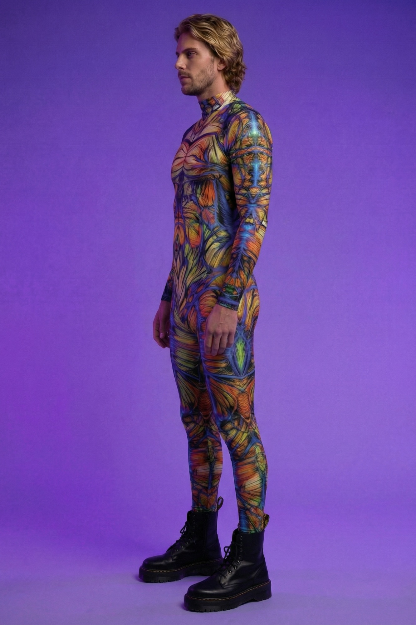 Psychedelic Muscle Bodysuit VV072