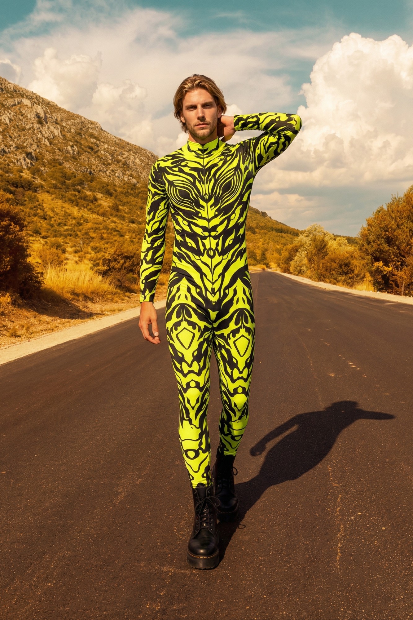 Electric Nomad Graphic Bodysuit VV073