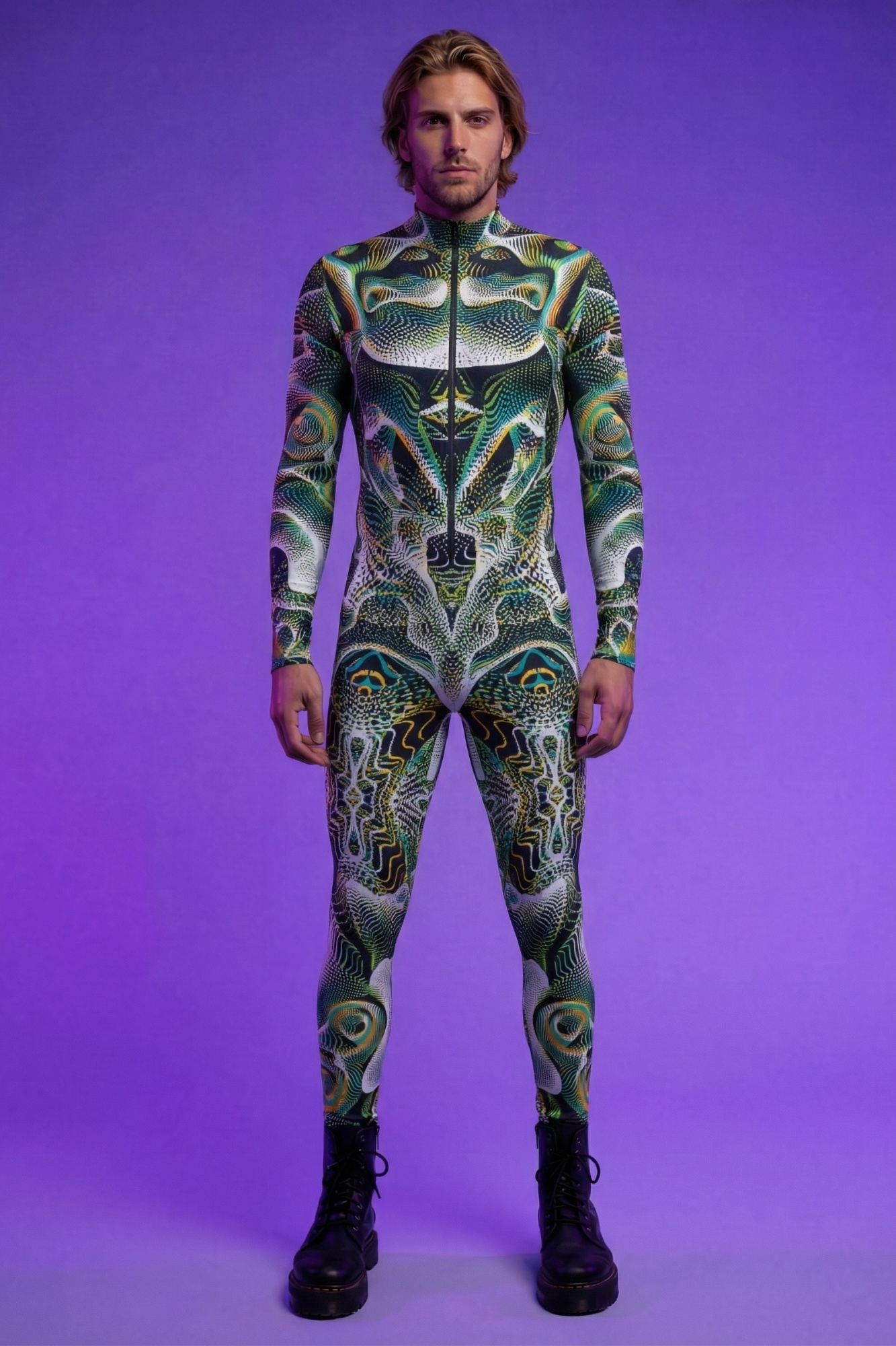 Psychonaut Printed Bodysuit VV084