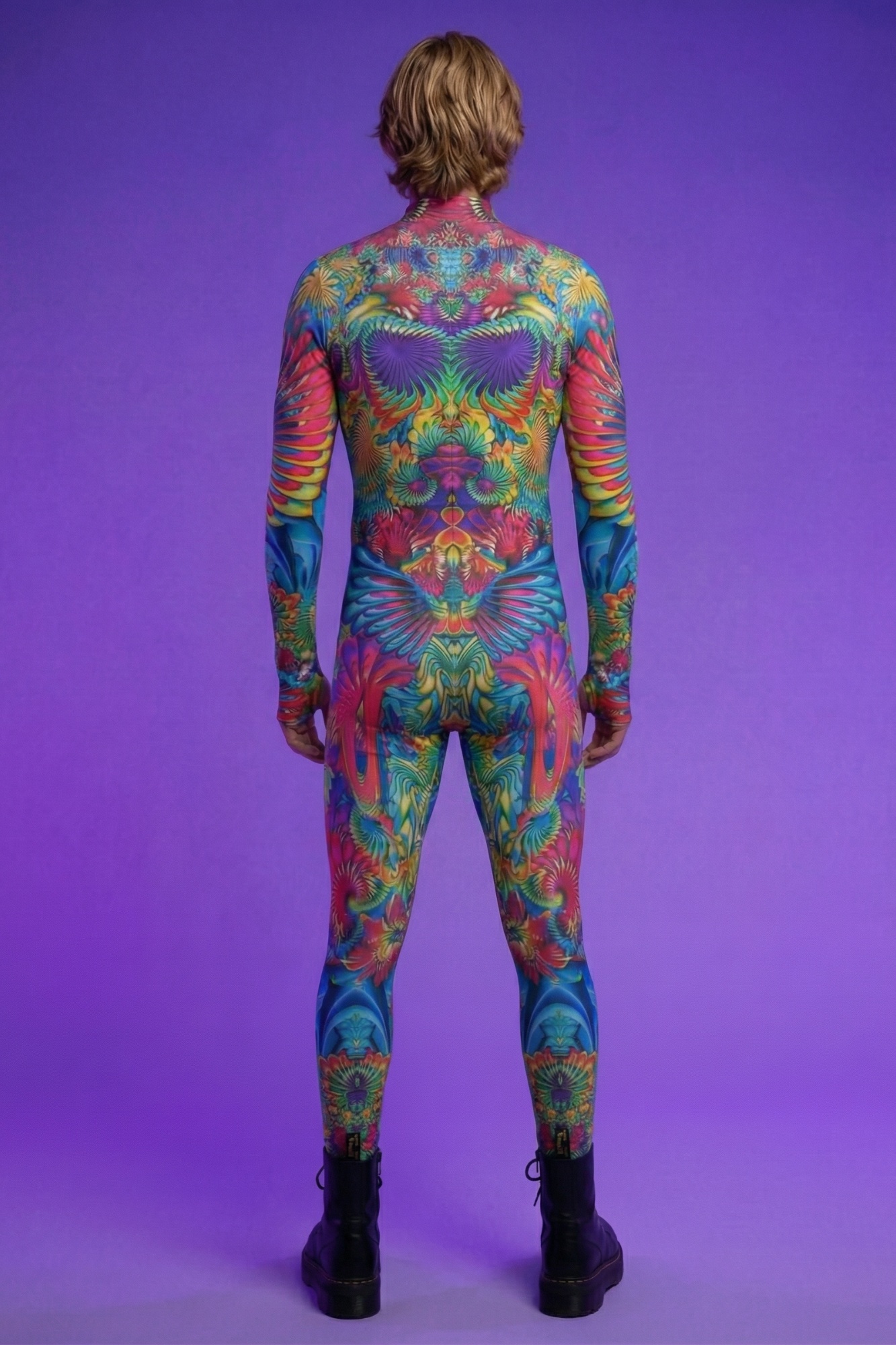 Cosmic Shaman Psychedelic Bodysuit VV086