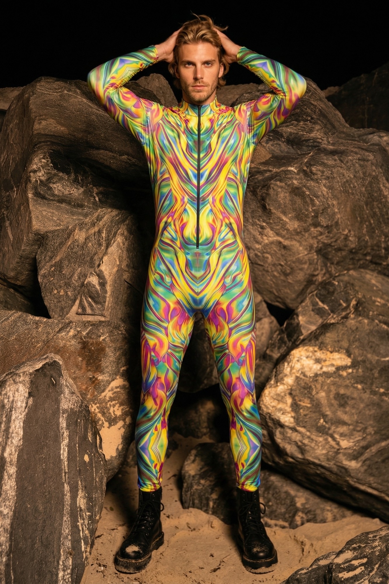 Euphoric Psychedelic Bodysuit VV093