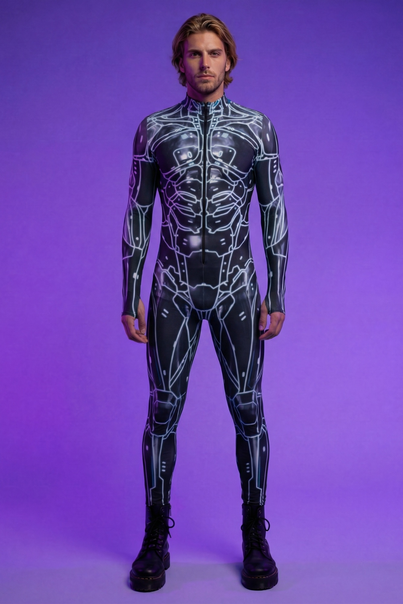 Cyborg Cyberpunk Bodysuit VV094