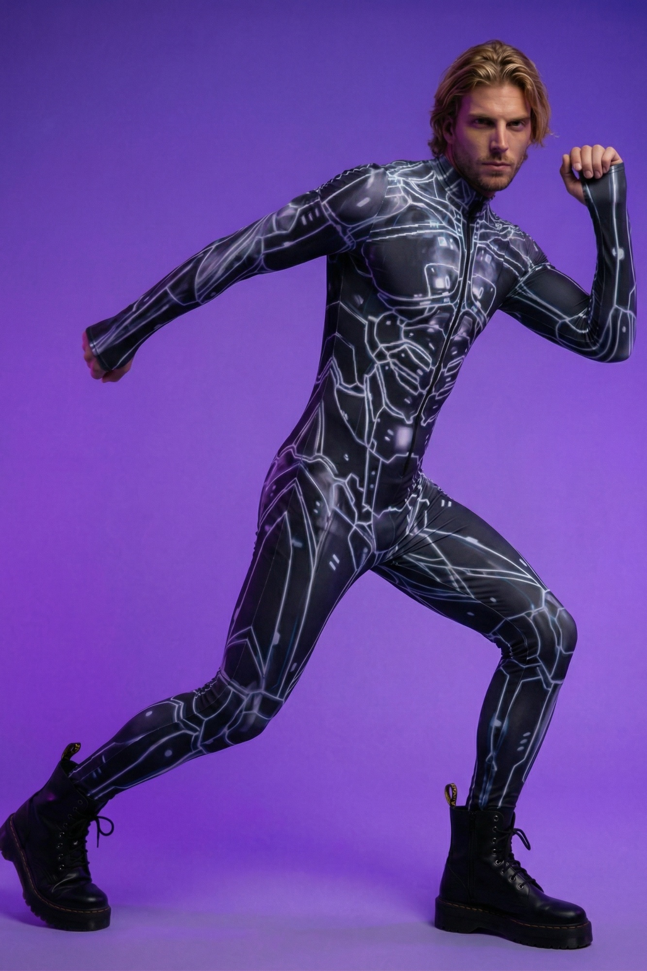 Cyborg Cyberpunk Bodysuit VV094