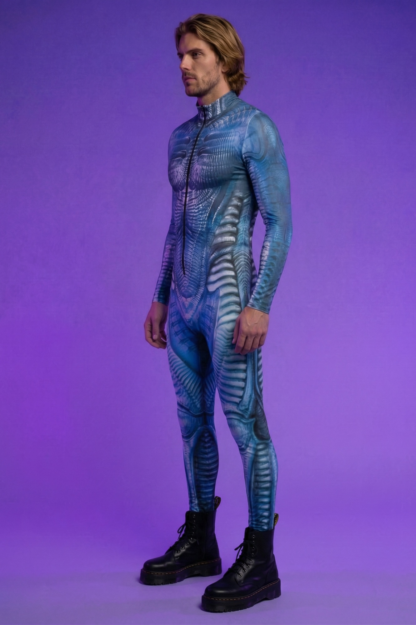 Alien Skeleton Bodysuit VV097