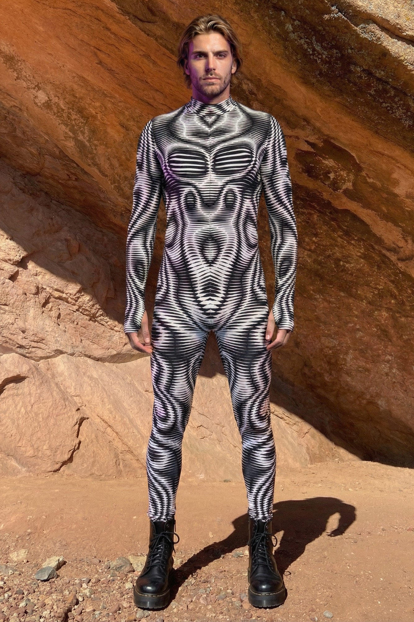 Techno Hypnotic Bodysuit VV103