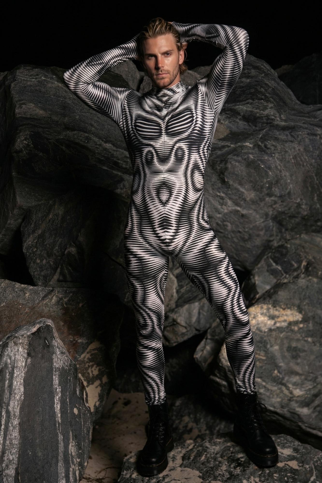 Techno Hypnotic Bodysuit VV103