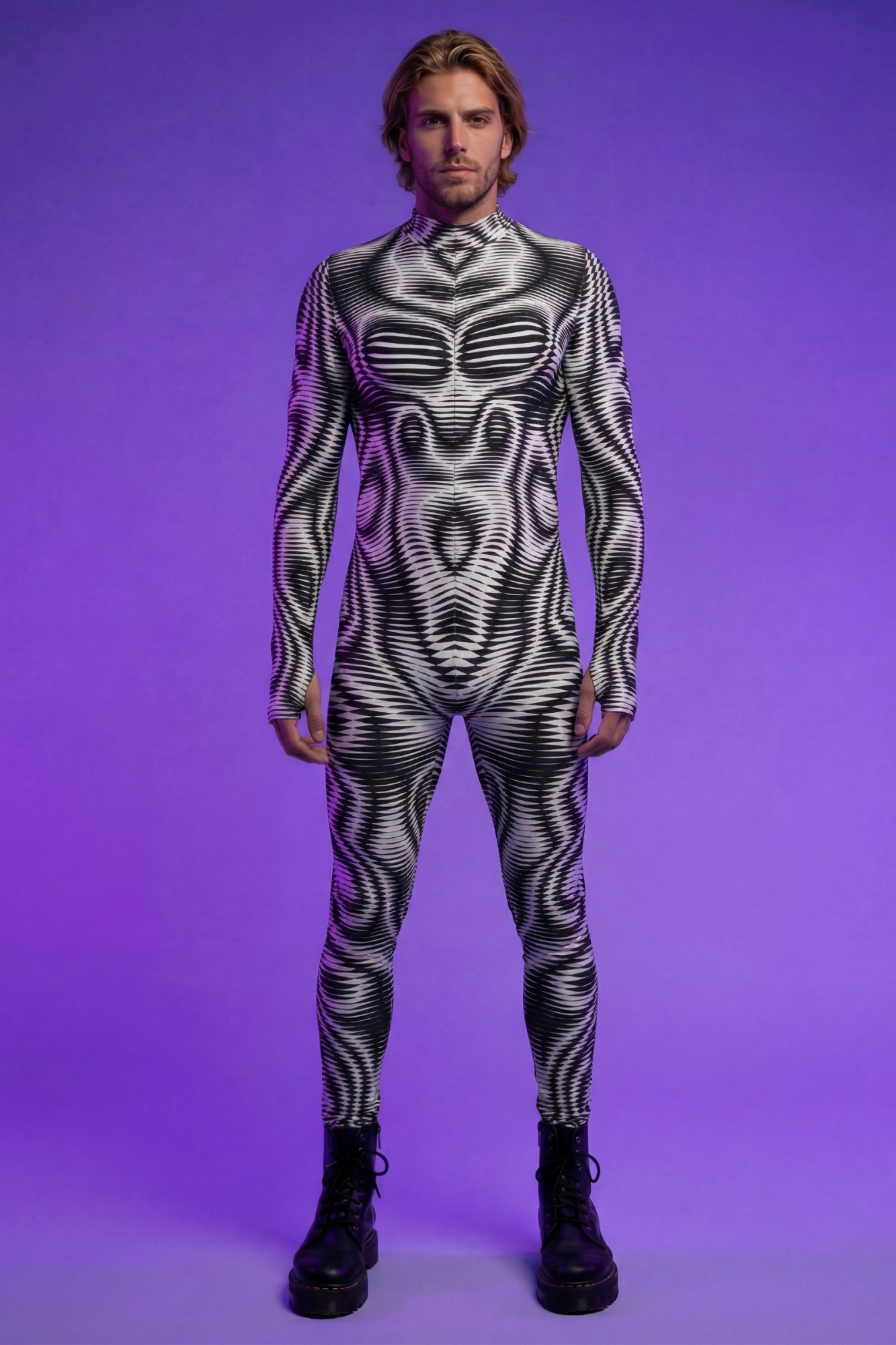 Techno Hypnotic Bodysuit VV103