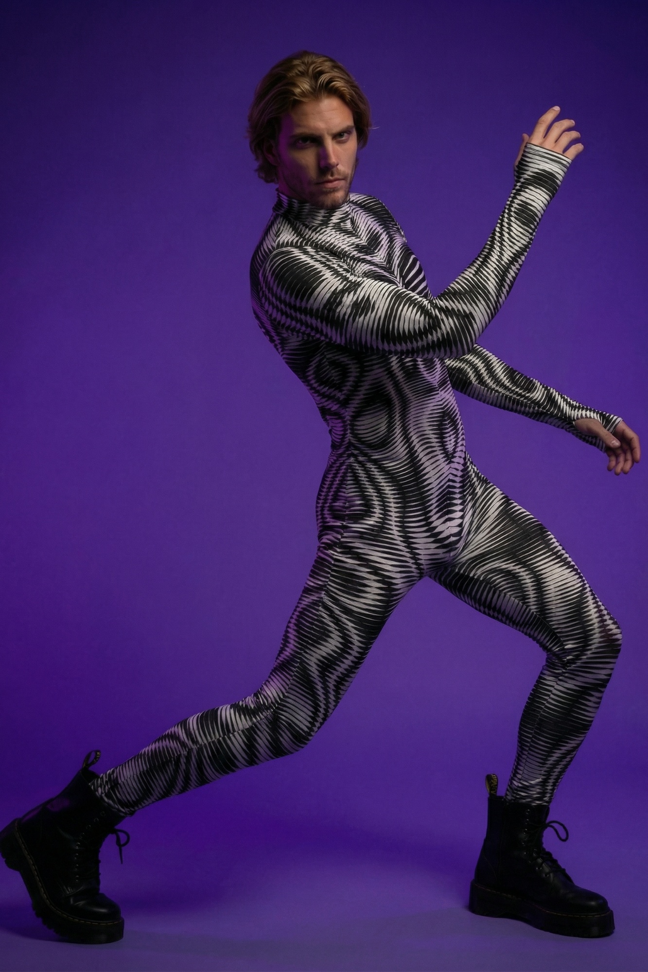 Techno Hypnotic Bodysuit VV103