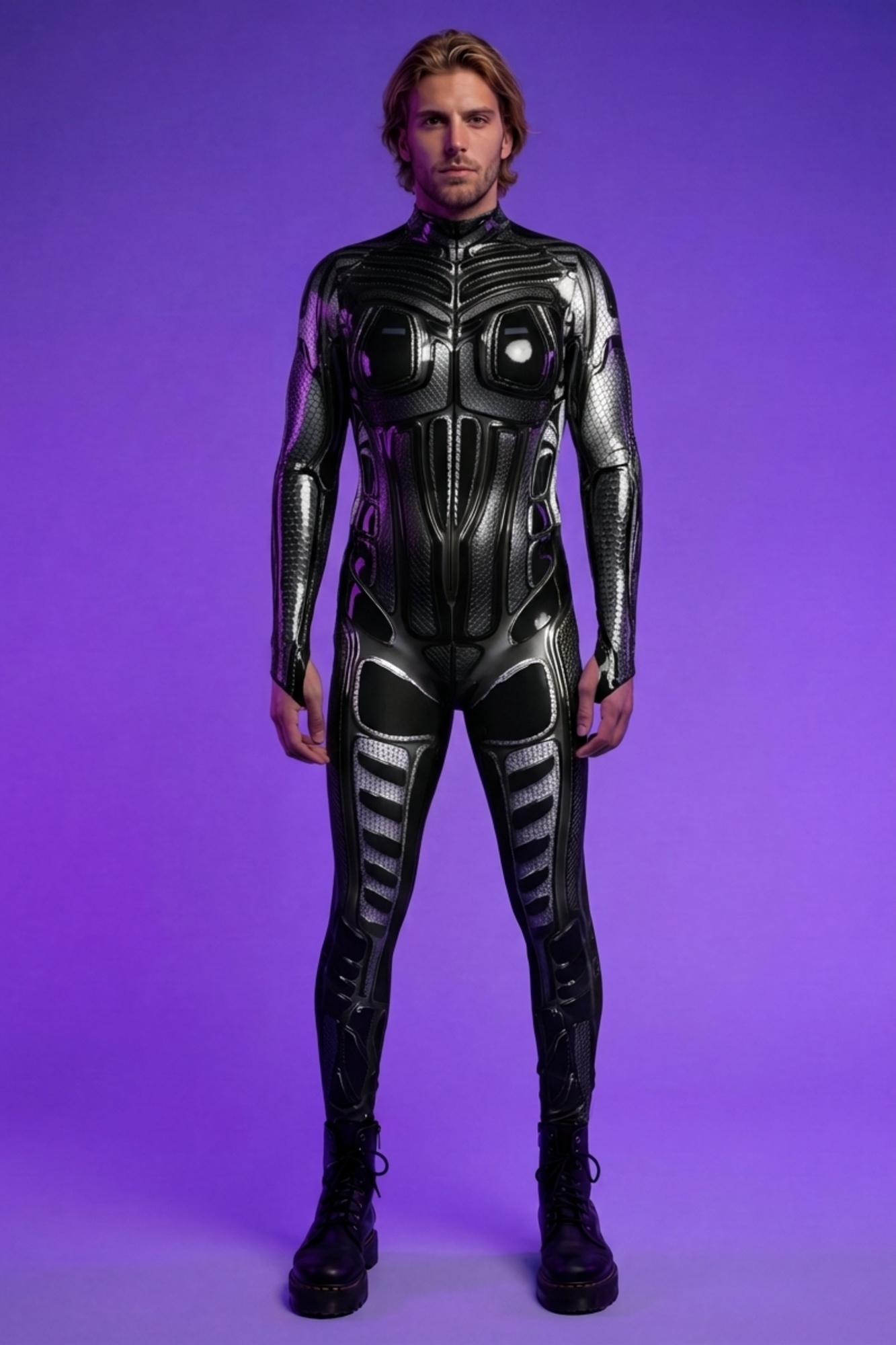 Cyborg Futuristic Bodysuit VV116