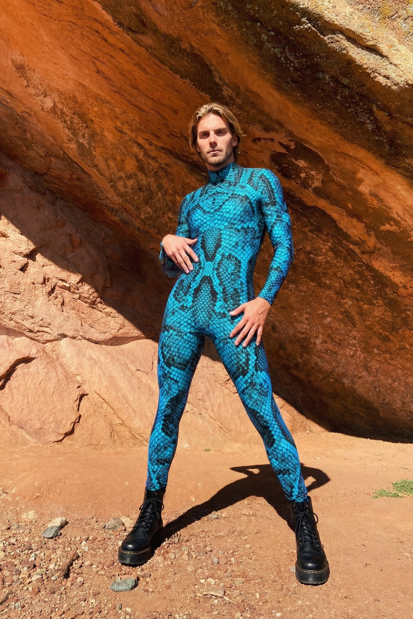 Serpent King Snakeskin Bodysuit VV122