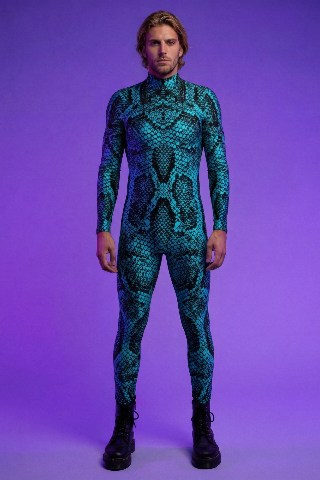 Serpent King Snakeskin Bodysuit VV122