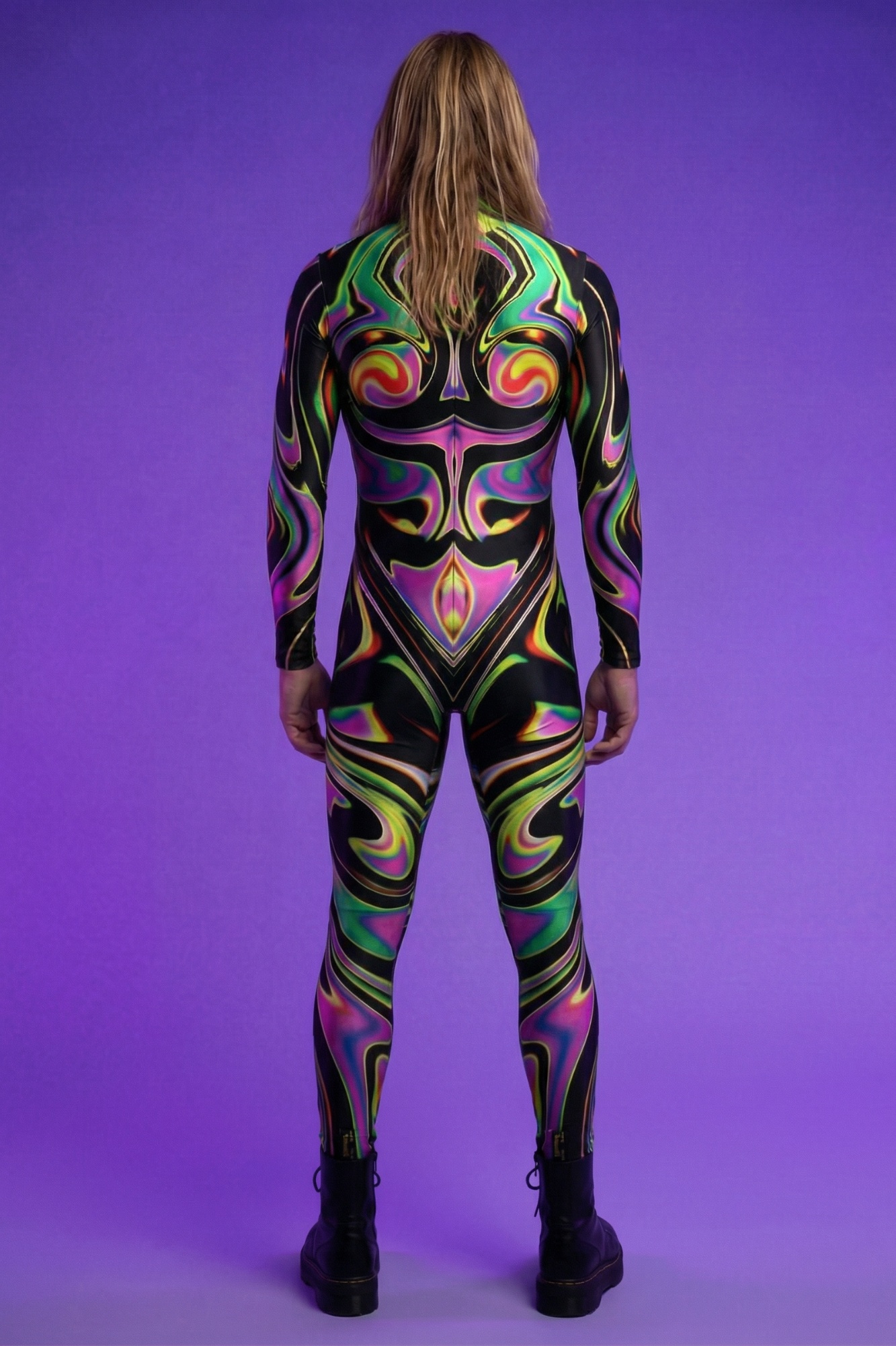 Cosmic Nomad Psychedelic Bodysuit VV123