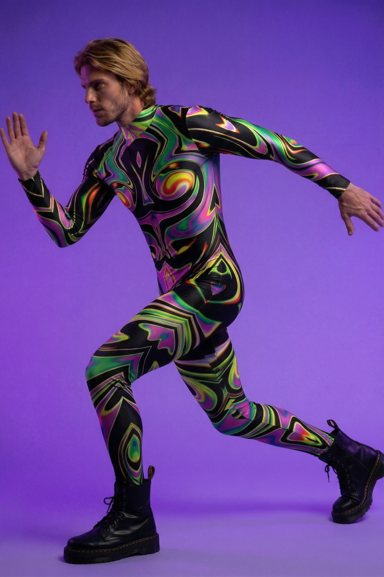 Cosmic Nomad Psychedelic Bodysuit VV123