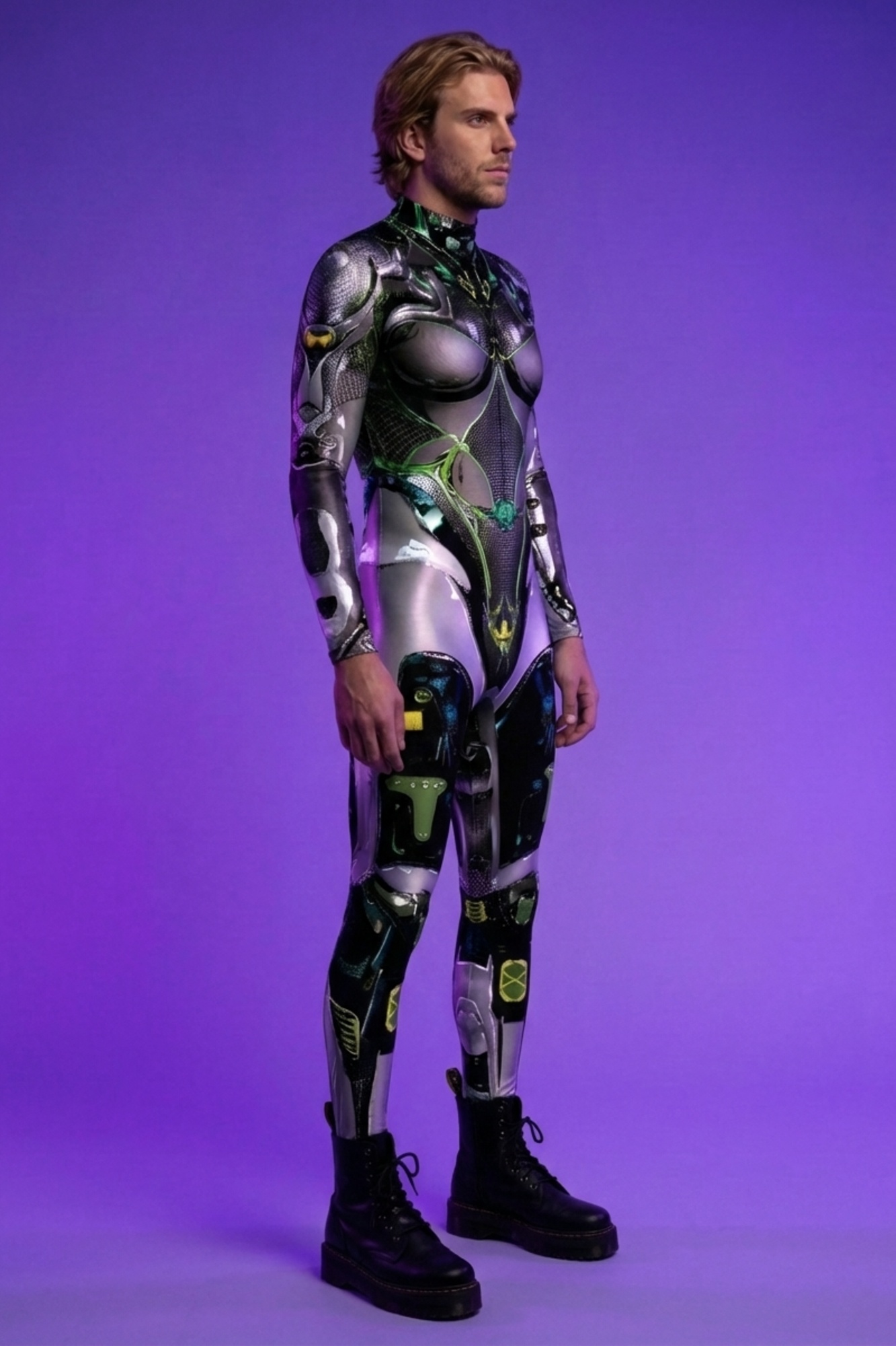 Cyborg Futuristic Bodysuit VV125