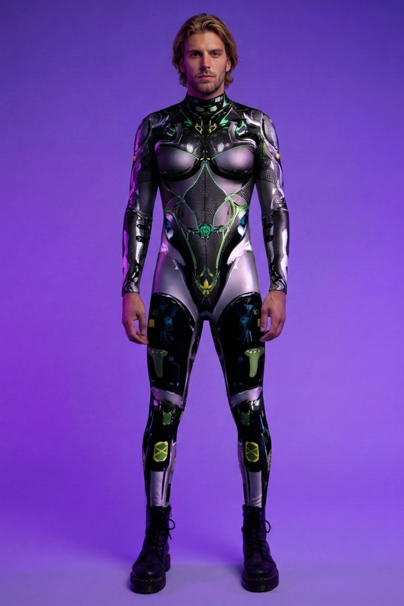 Cyborg Futuristic Bodysuit VV125