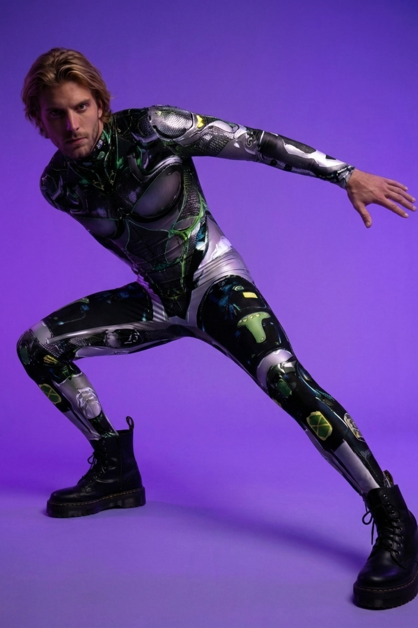 Cyborg Futuristic Bodysuit VV125