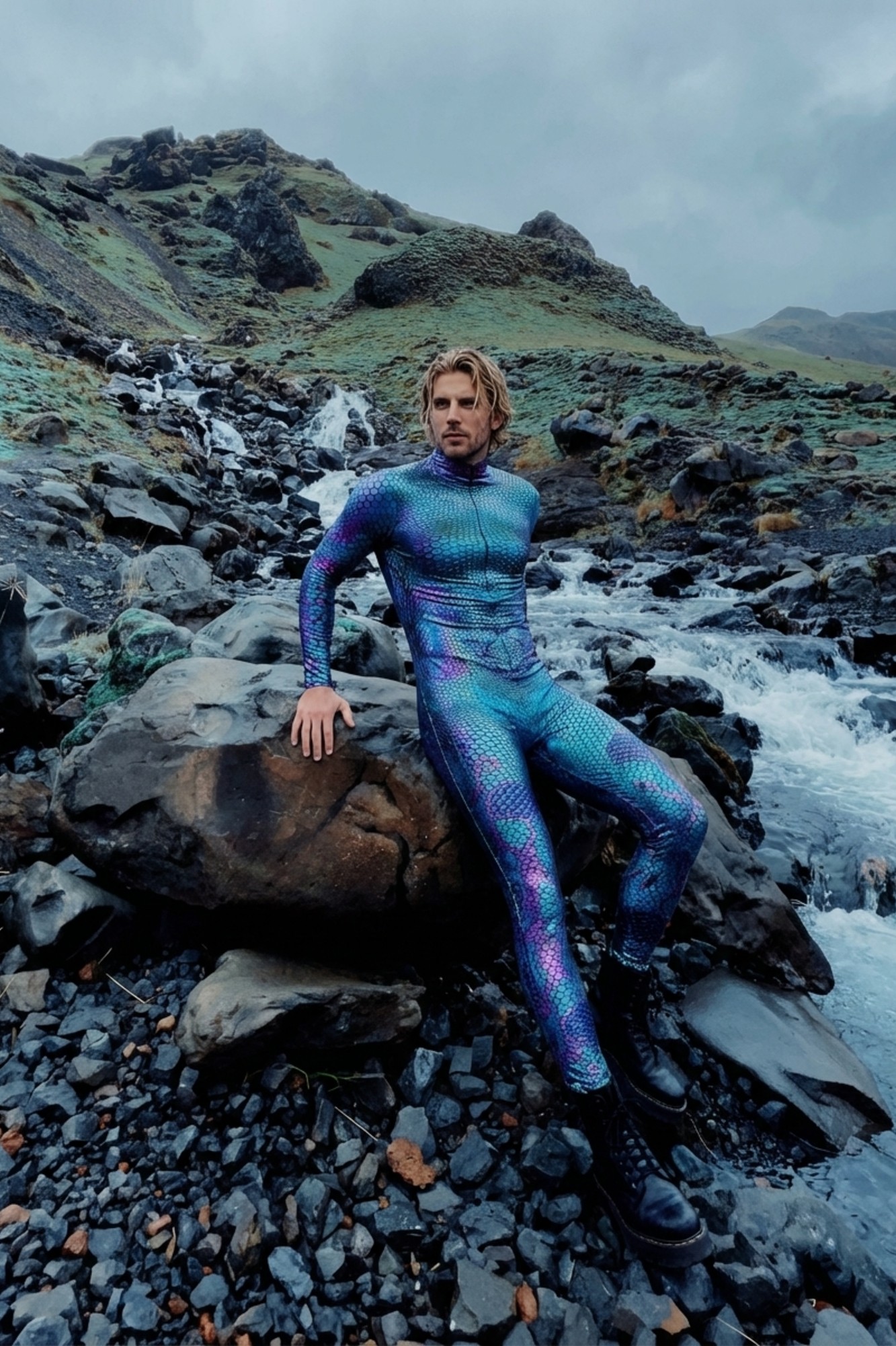 Mythical Voyager Mermaid Scale Bodysuit VV149