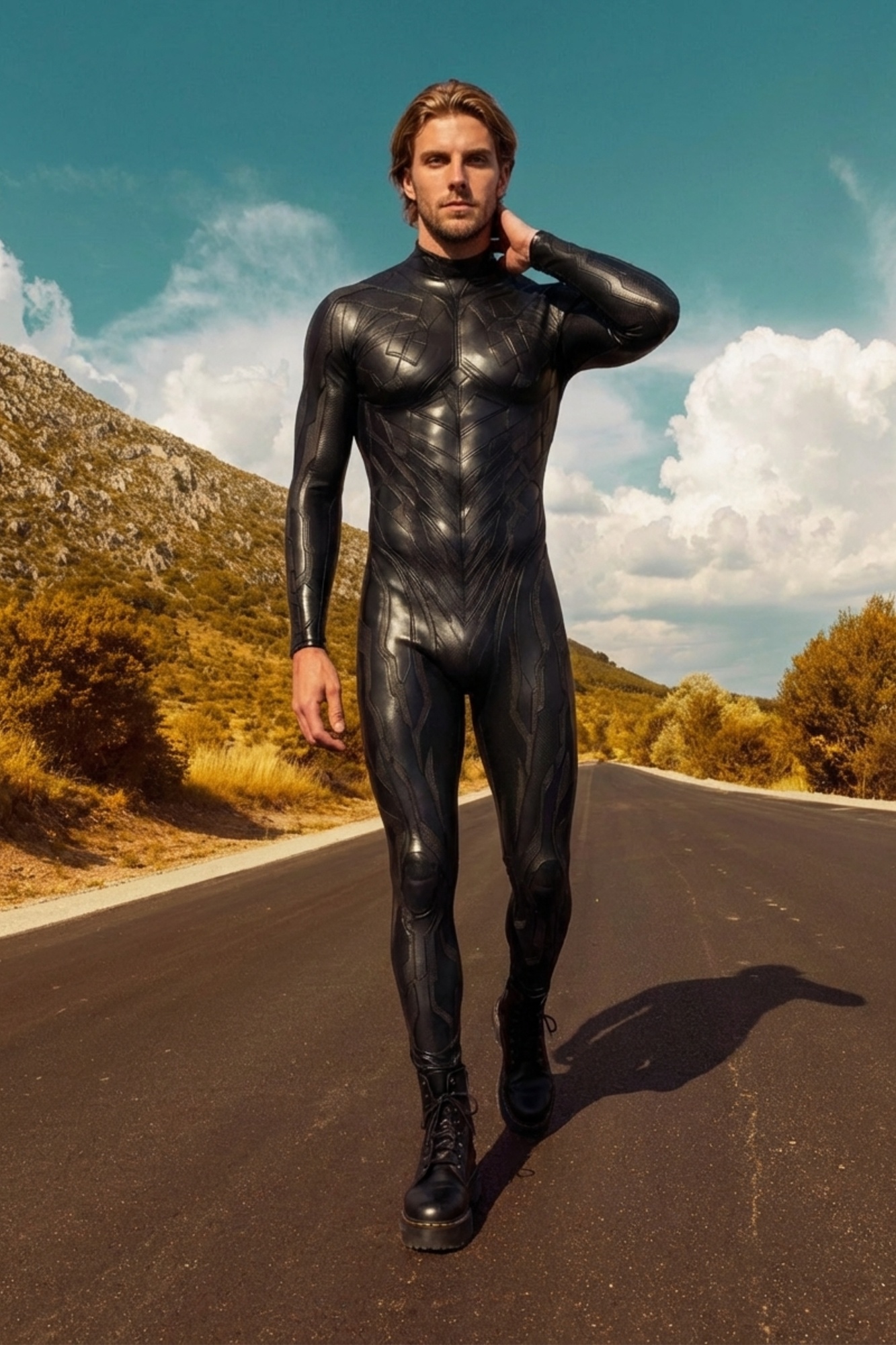 Cyberpunk Vanguard Bodysuit VV227