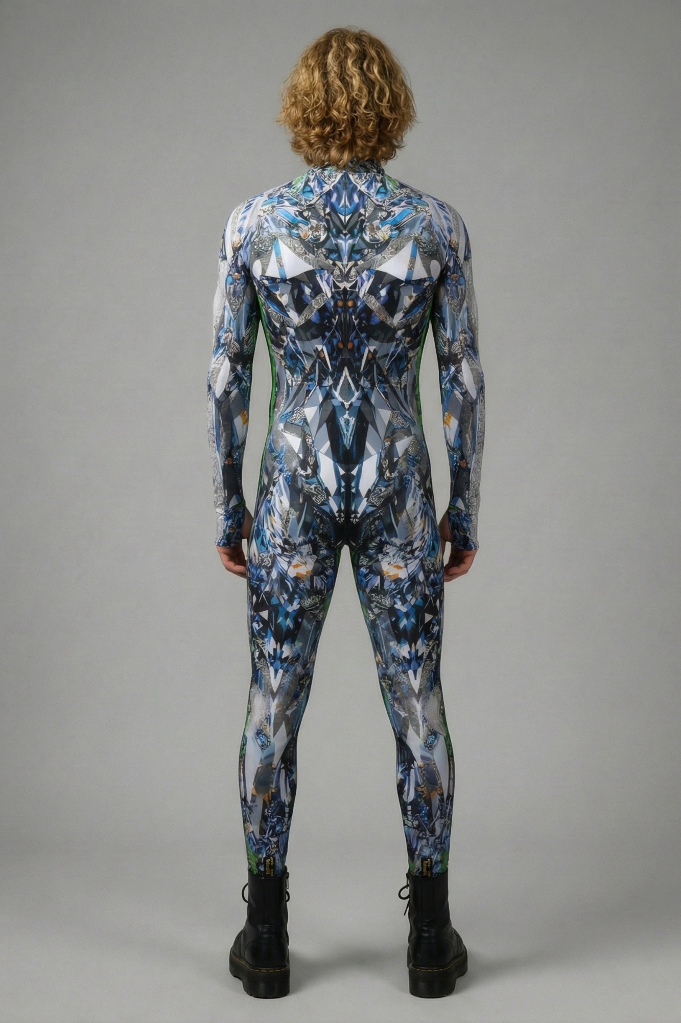 Cyber-Gladiator Printed Bodysuit VV375