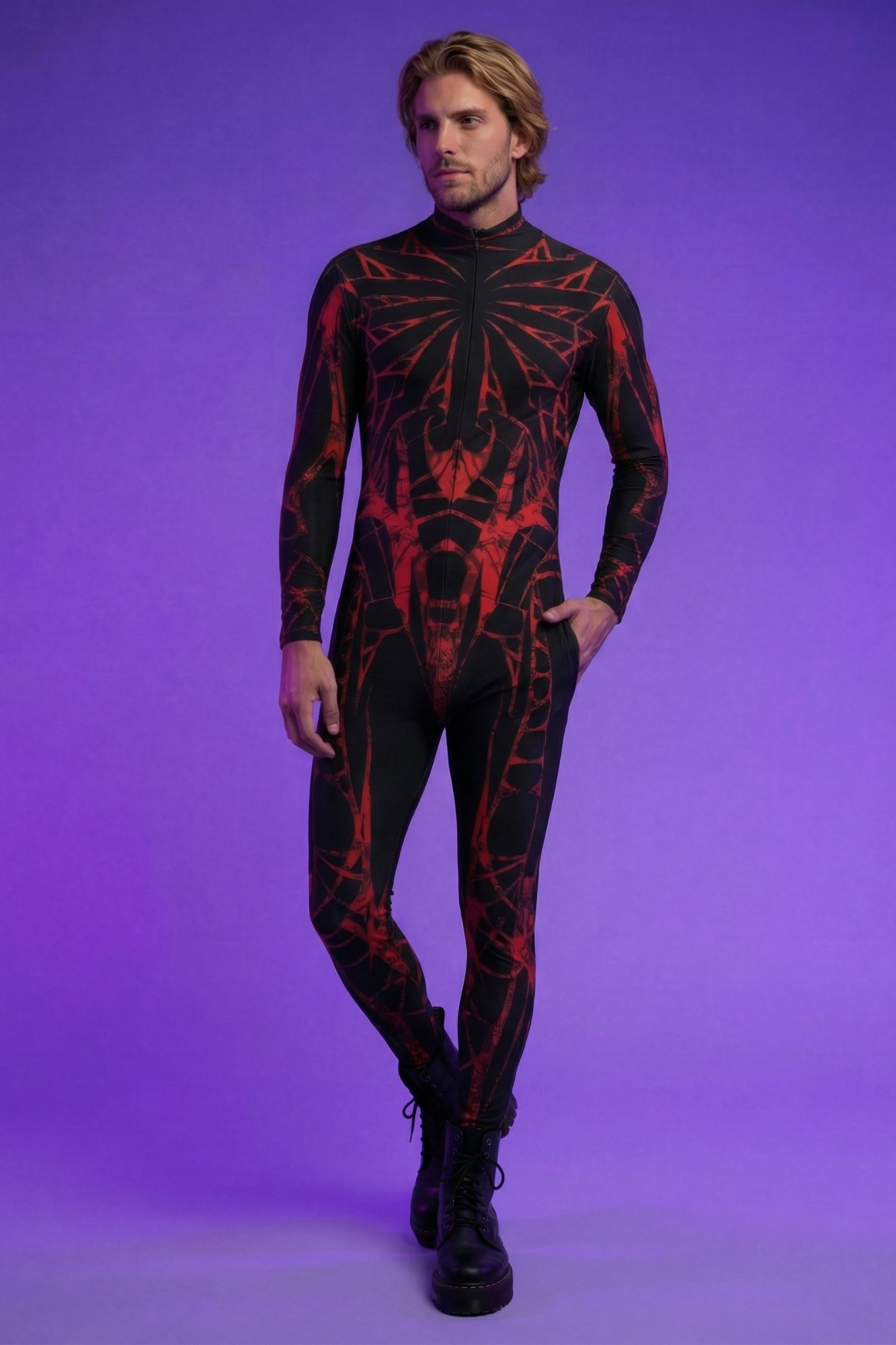 Apex Warrior Skeleton Bodysuit VV378