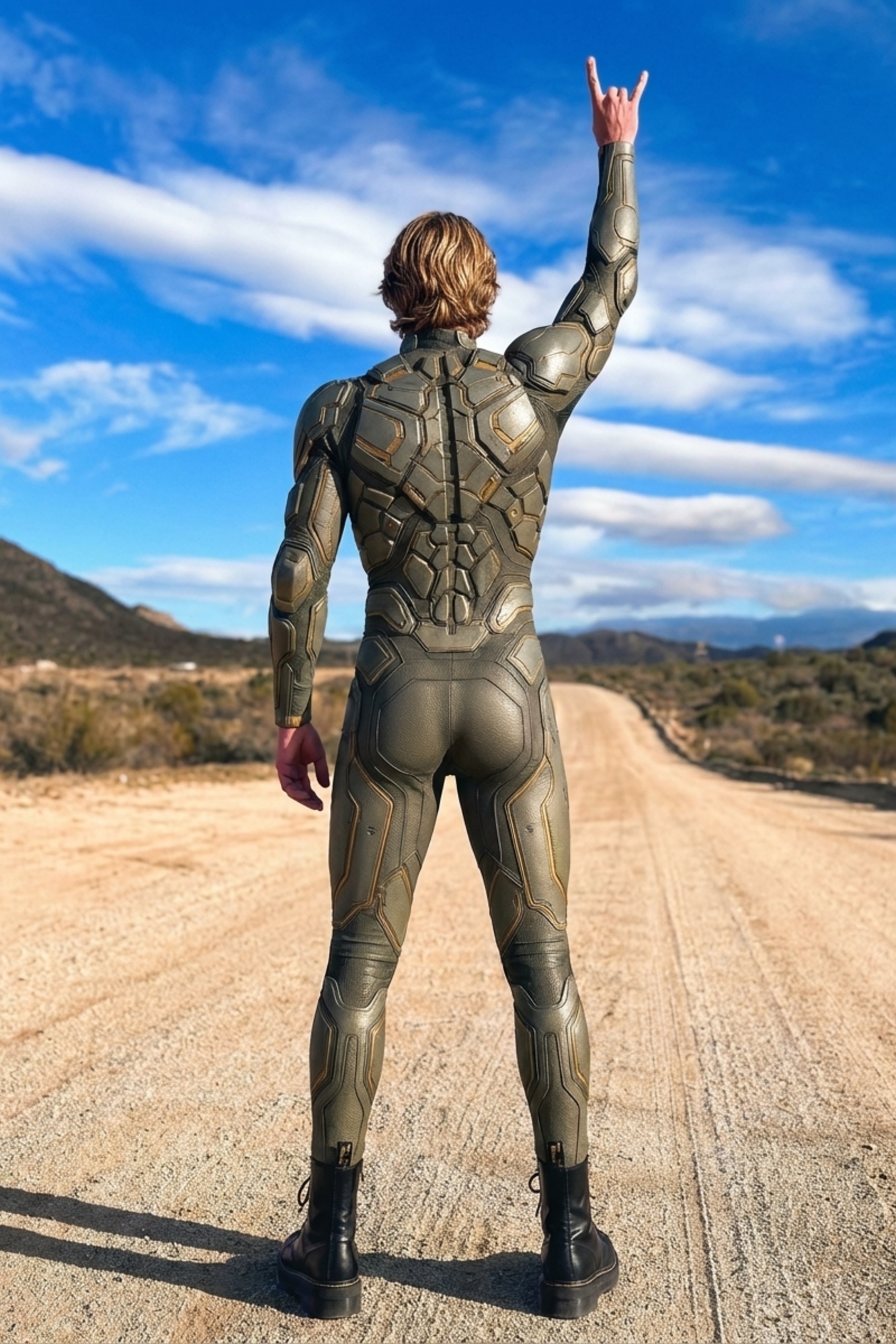 Galactic Guardian Sci-Fi Bodysuit VV465