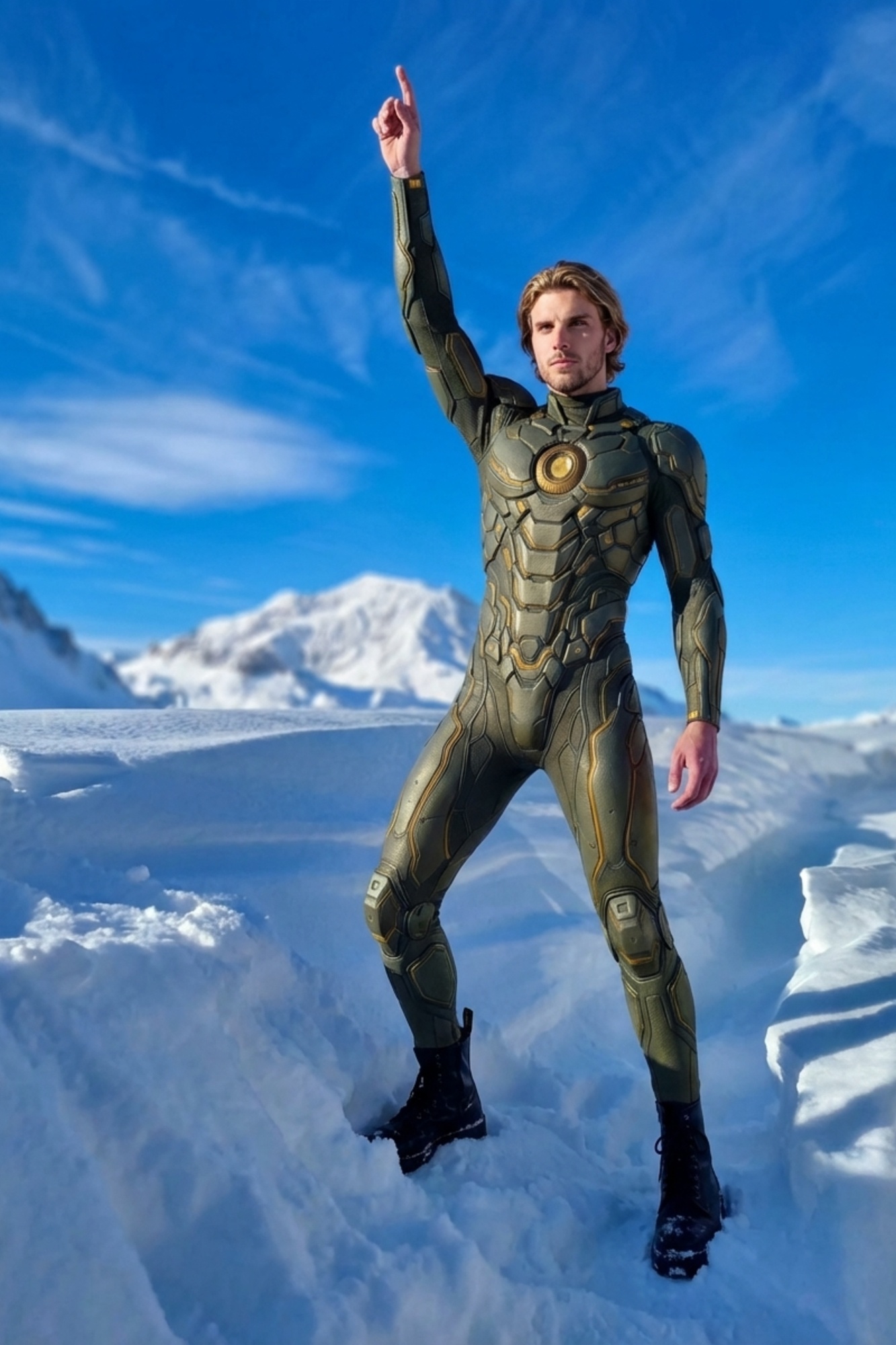 Galactic Guardian Sci-Fi Bodysuit VV465