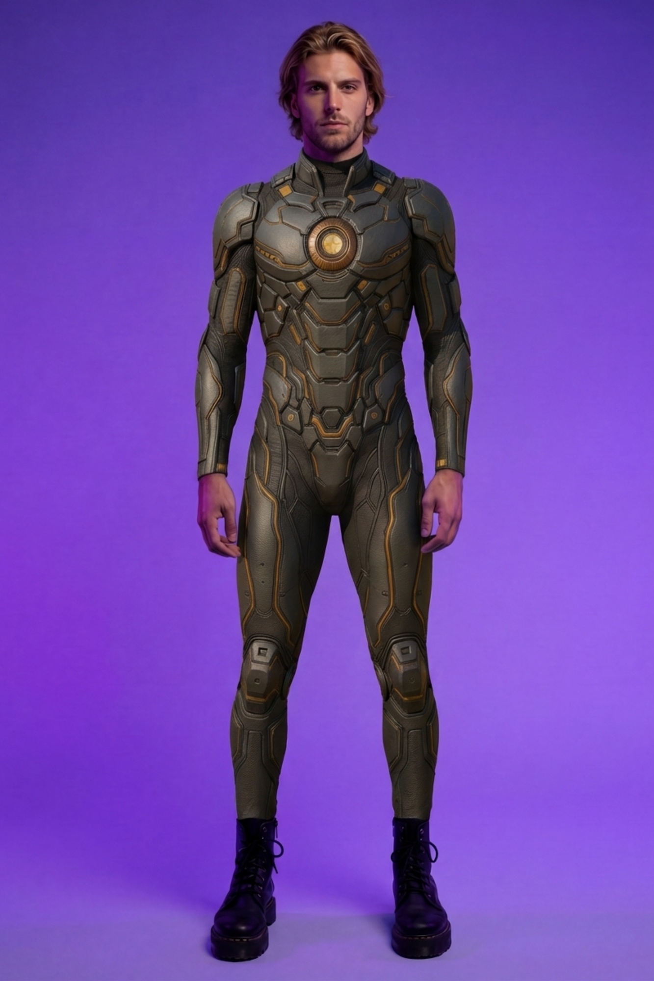 Galactic Guardian Sci-Fi Bodysuit VV465