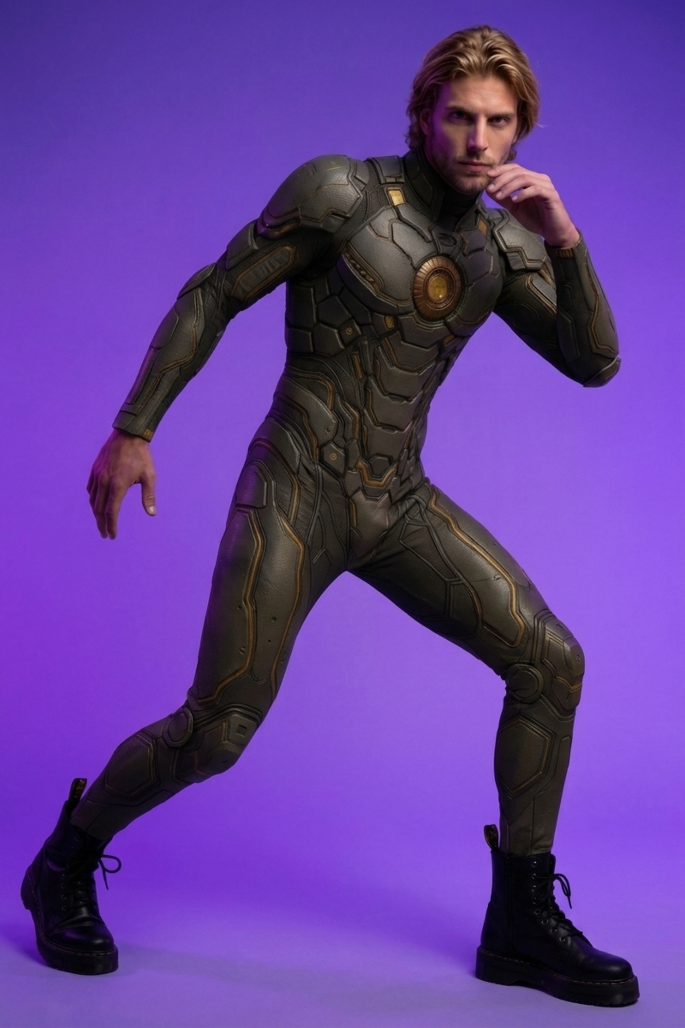 Galactic Guardian Sci-Fi Bodysuit VV465