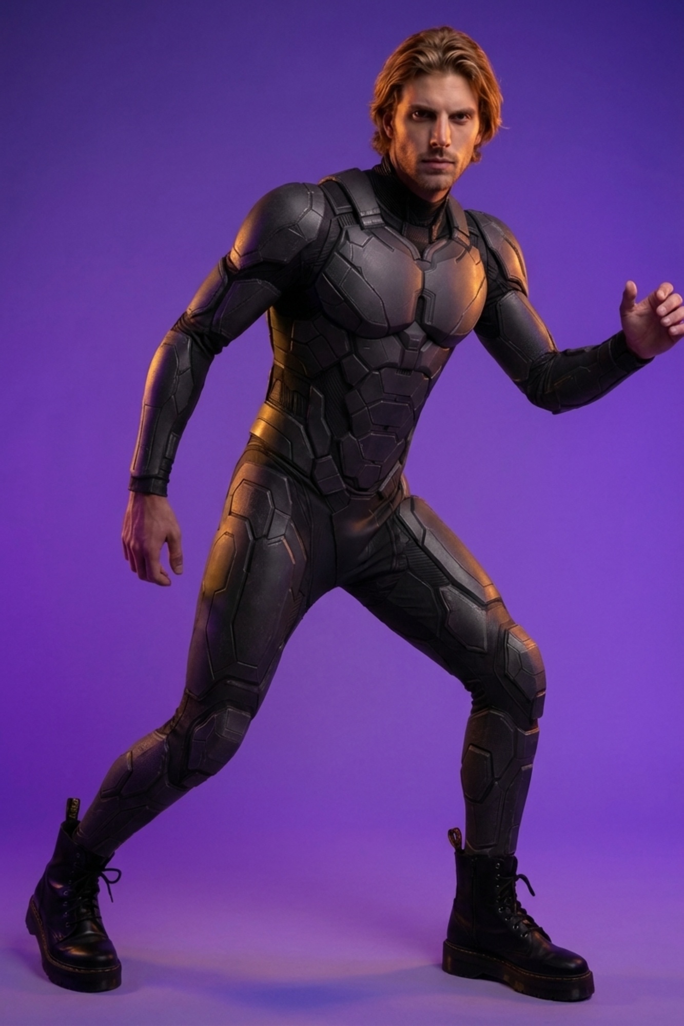 Cyberpunk Armored Bodysuit VV468