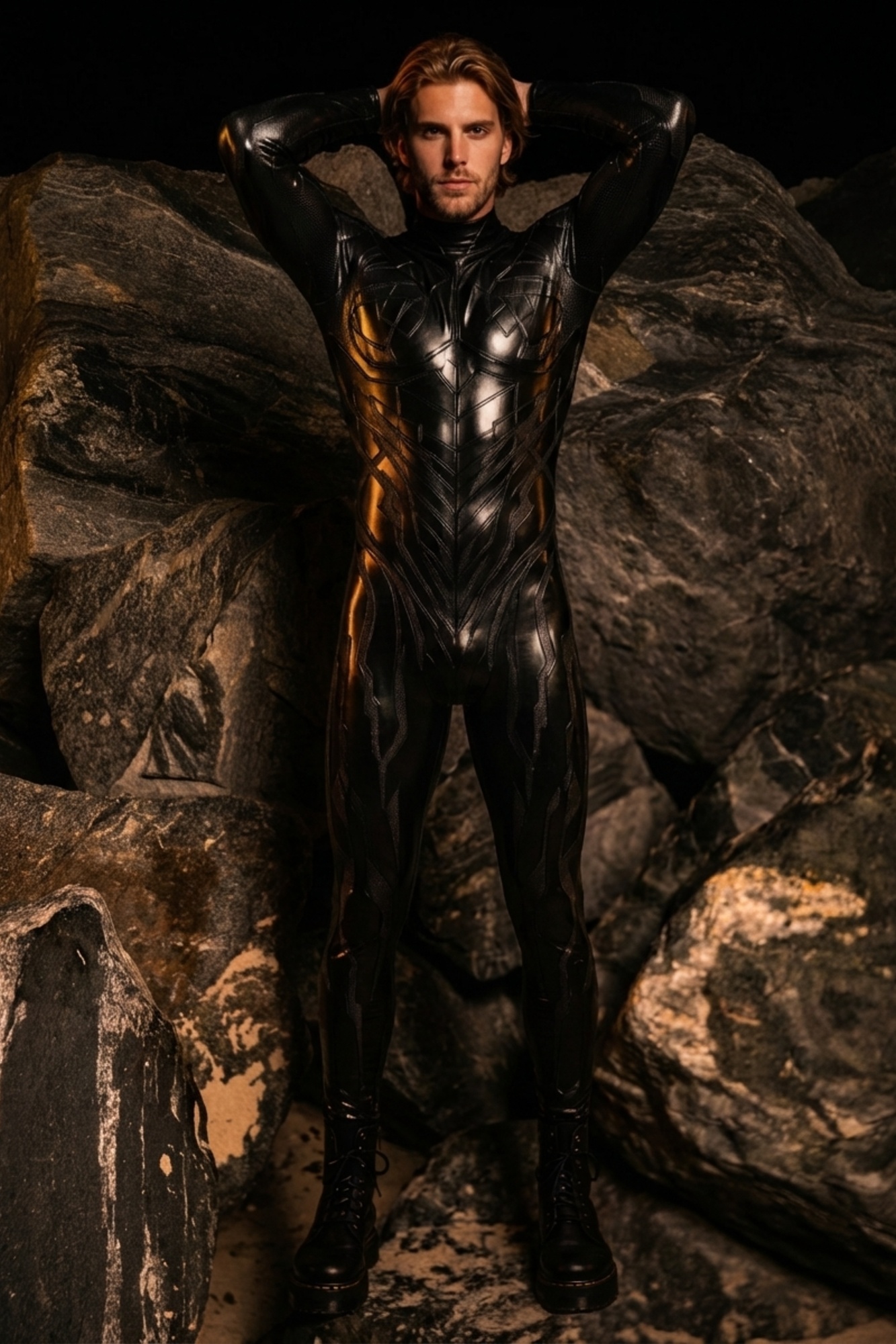 Cybernetic Predator Futuristic Bodysuit VV521