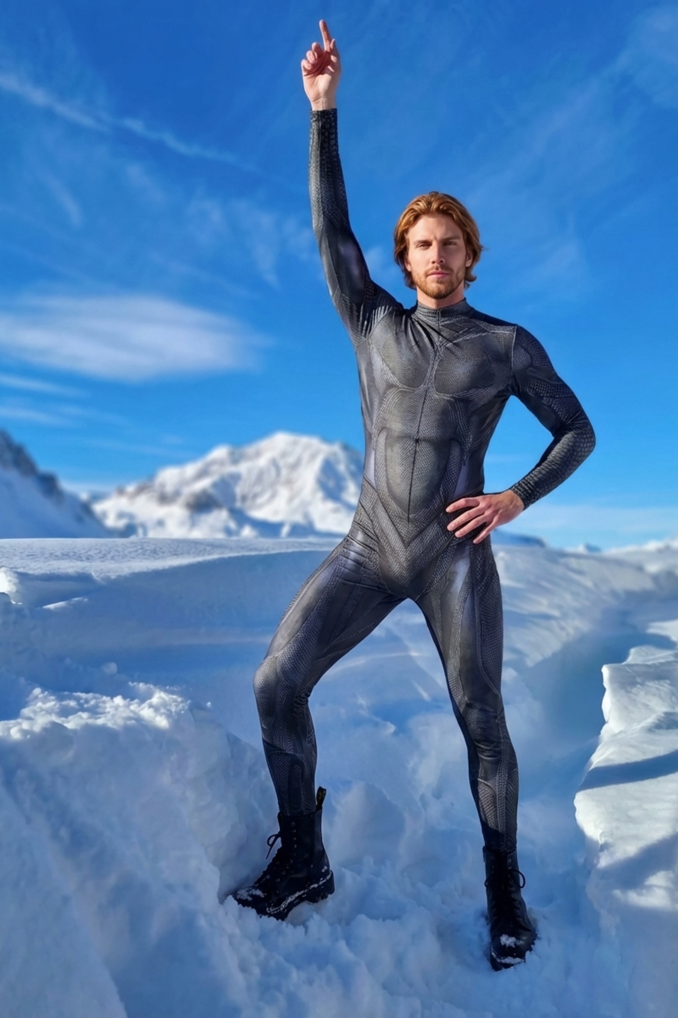 Alpha Predator Textured Bodysuit VV523