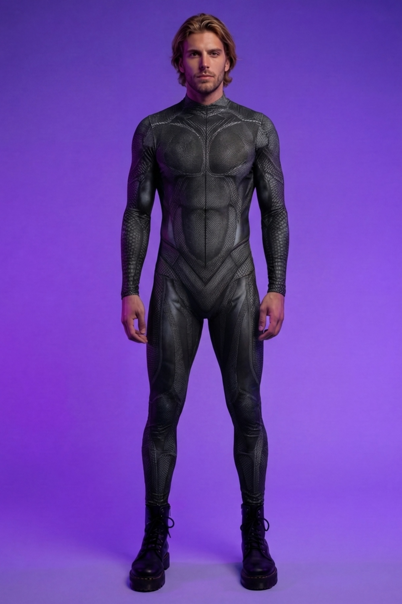 Alpha Predator Textured Bodysuit VV523