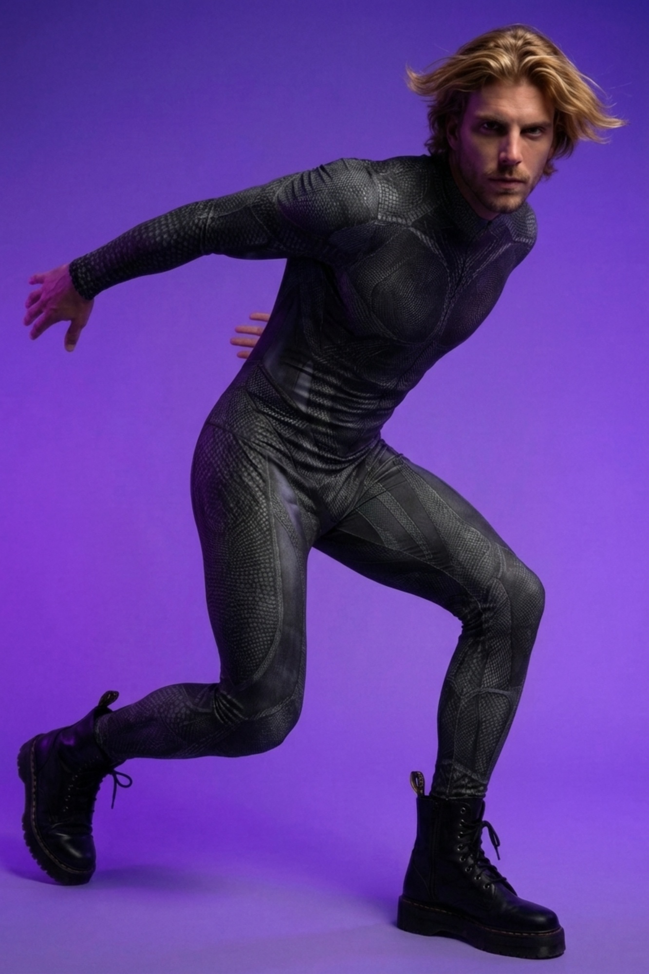 Alpha Predator Textured Bodysuit VV523