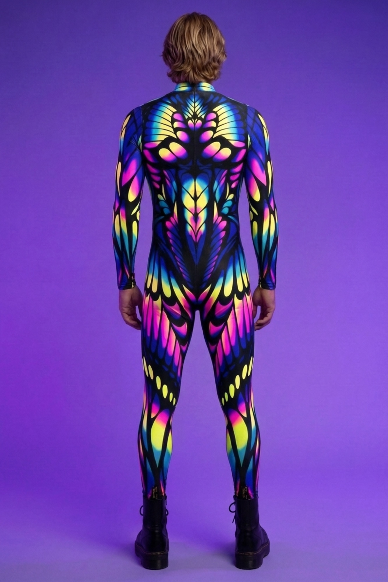 Rave God Butterfly Bodysuit VV548