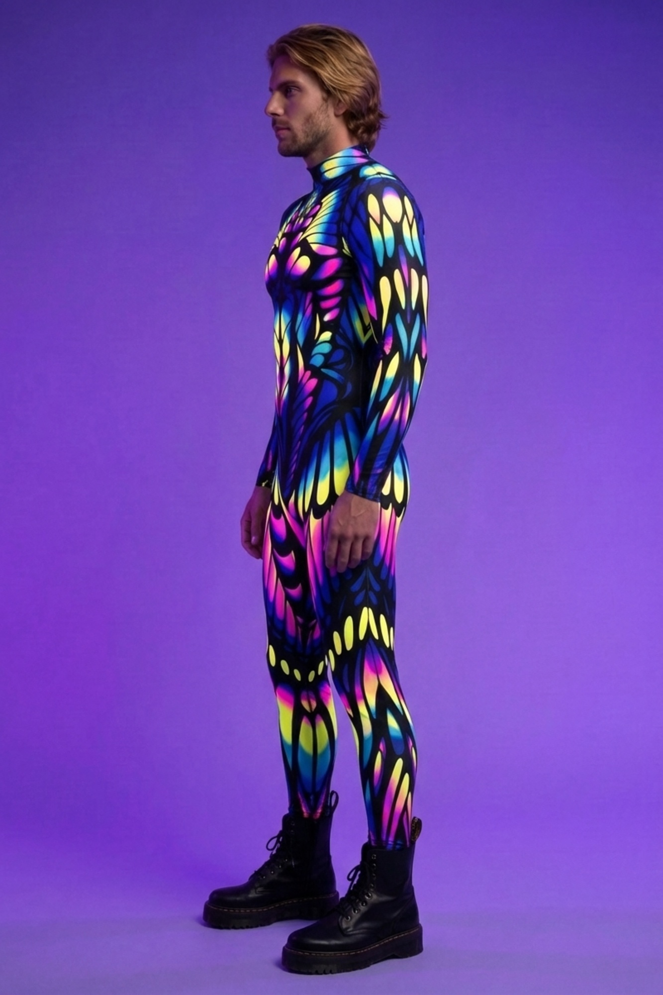 Rave God Butterfly Bodysuit VV548