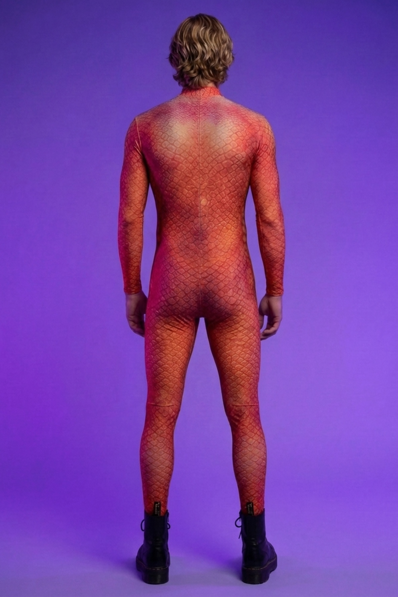 Fire Dragon Scale Bodysuit VV586