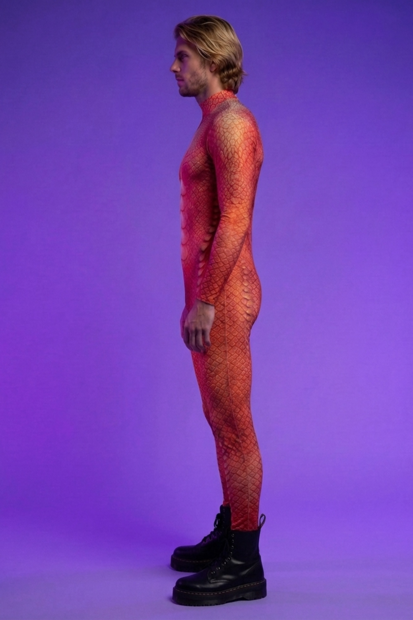 Fire Dragon Scale Bodysuit VV586