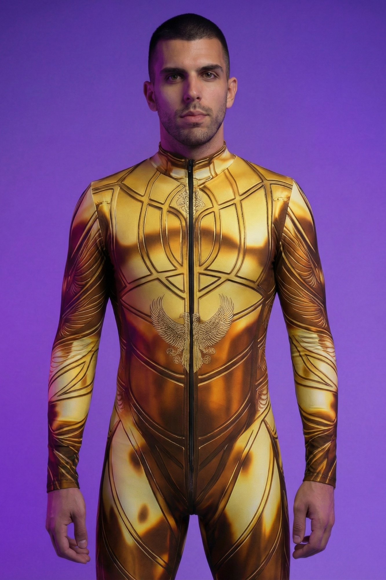 Golden Guardian Armor Bodysuit VV595
