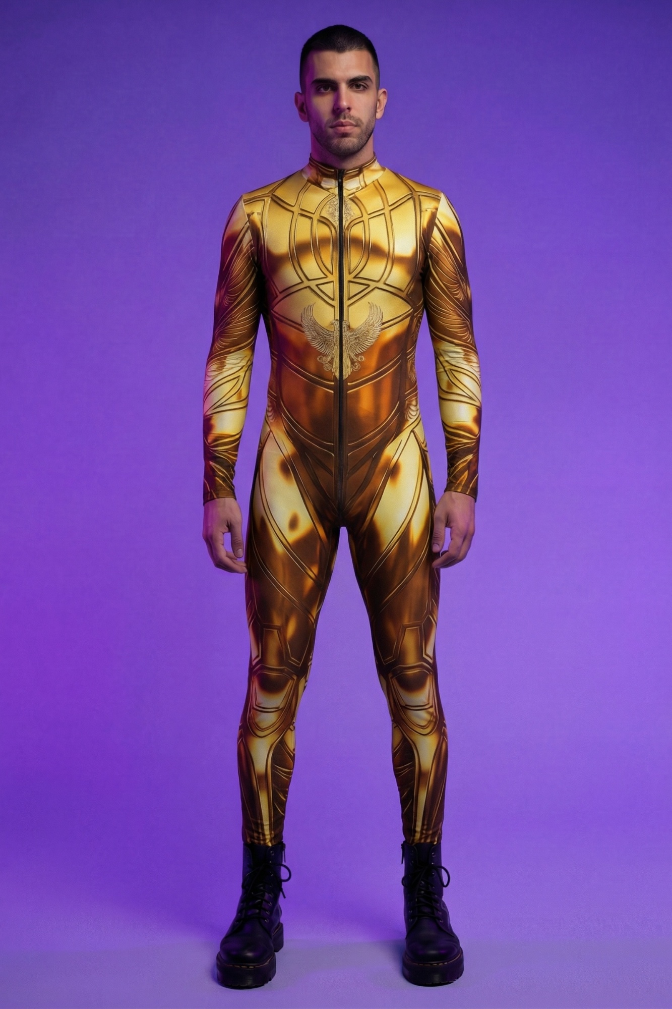 Golden Guardian Armor Bodysuit VV595