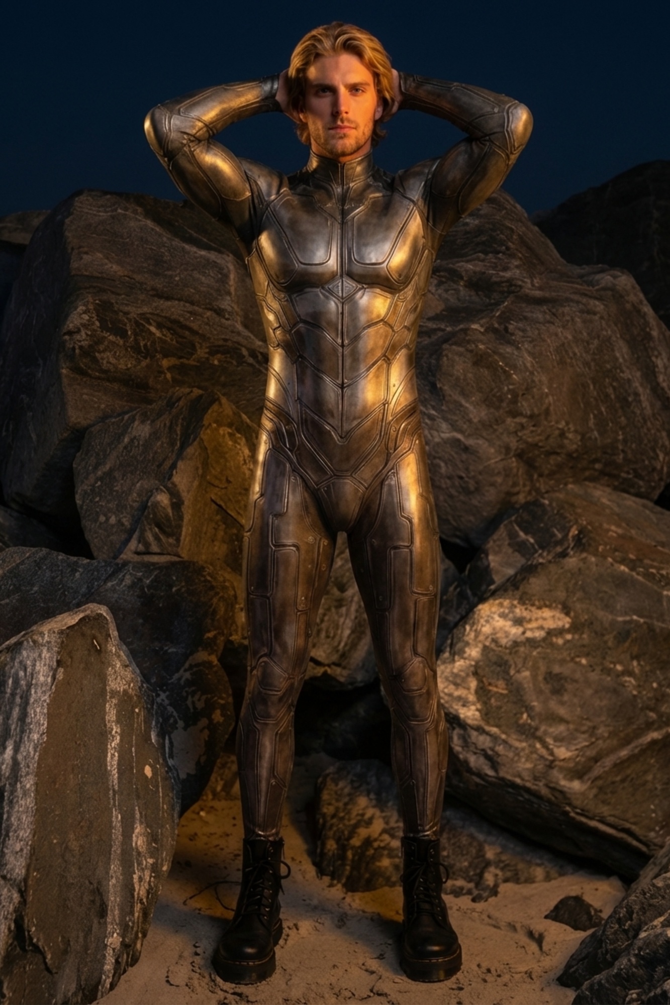 Cybernetic Vanguard Armored Bodysuit VV604