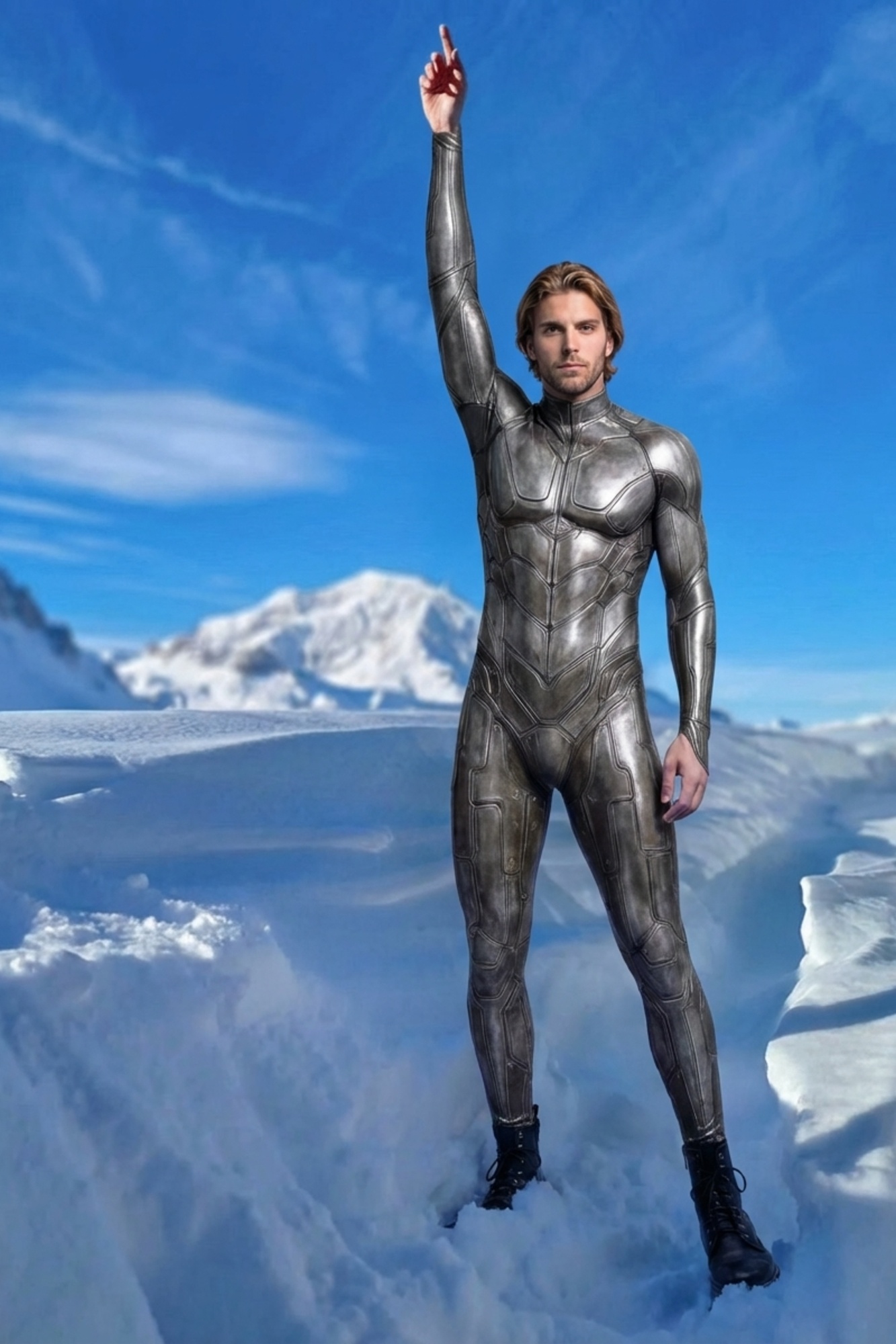 Cybernetic Vanguard Armored Bodysuit VV604