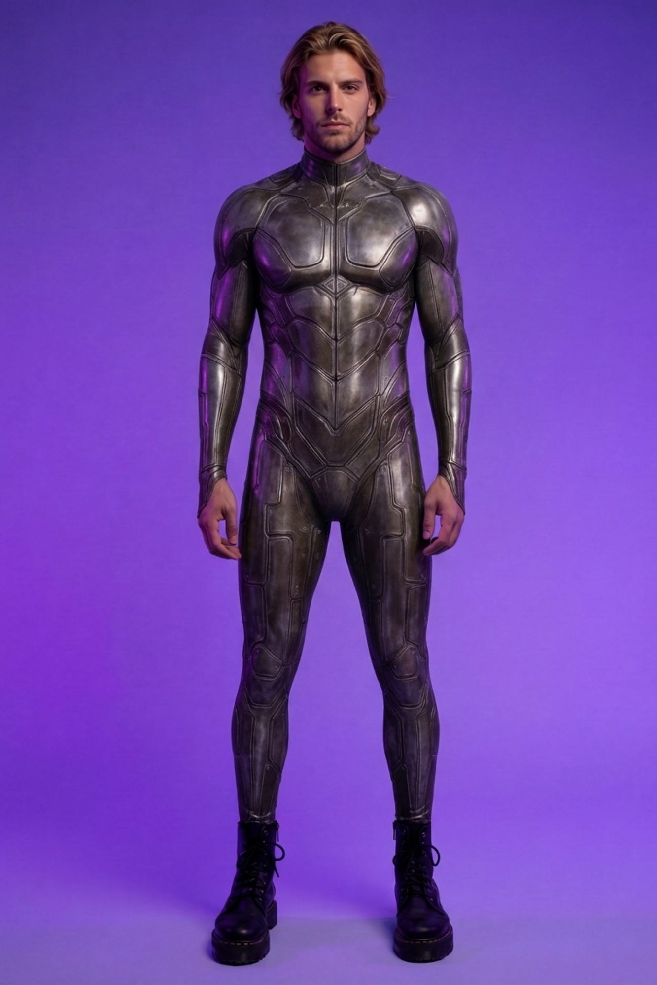 Cybernetic Vanguard Armored Bodysuit VV604