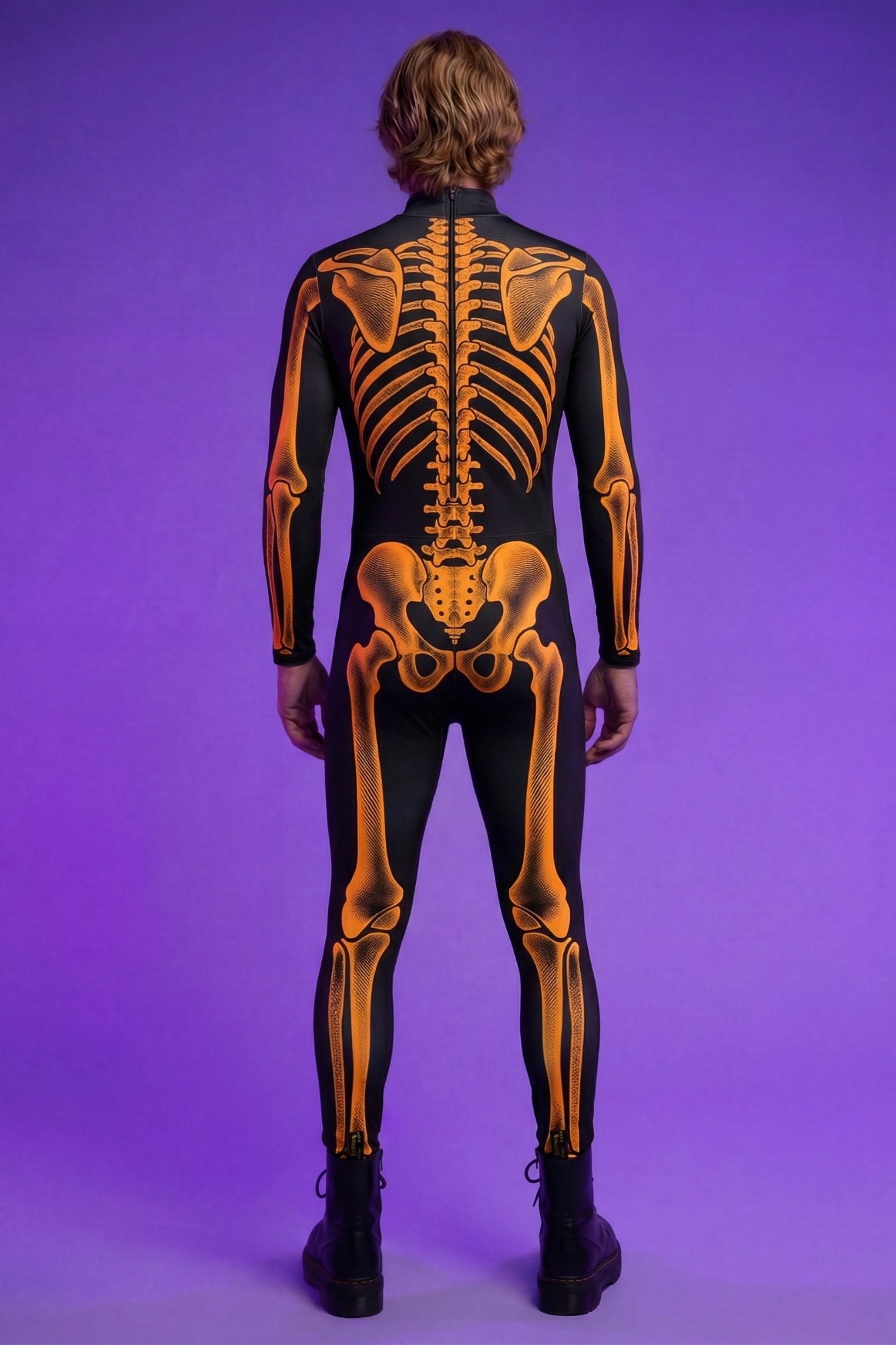 Night Stalker Skeleton Bodysuit VV629