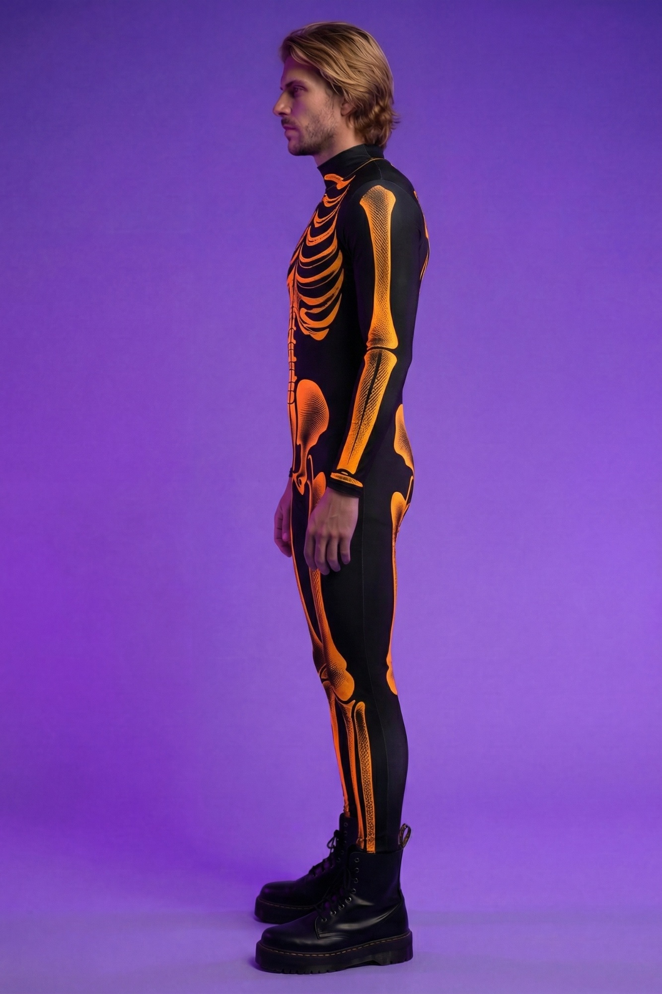 Night Stalker Skeleton Bodysuit VV629
