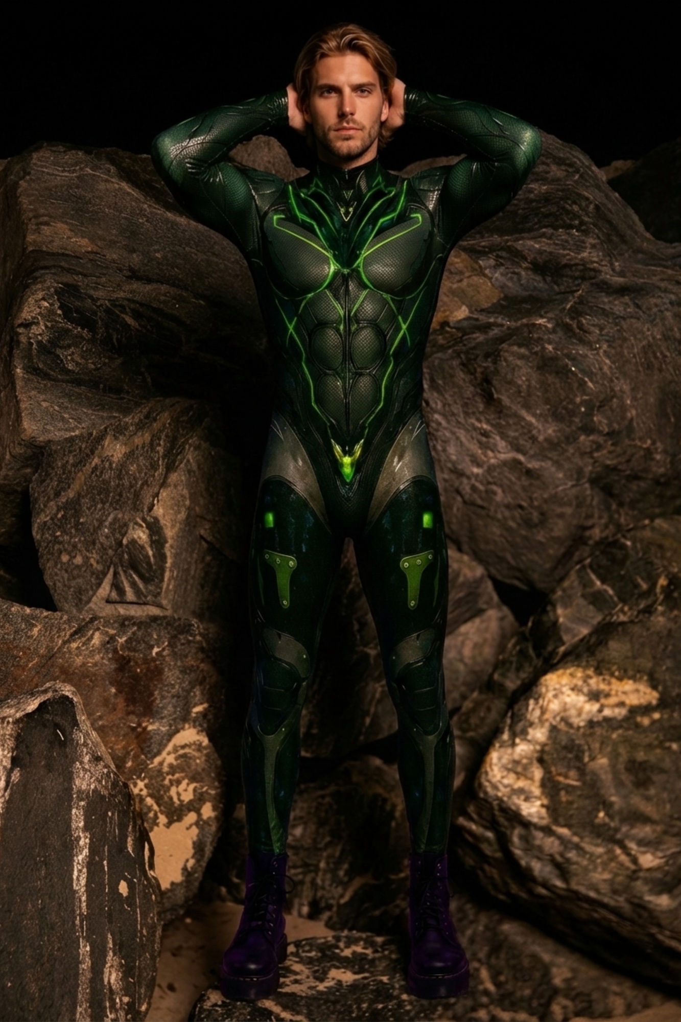 Galactic Superhero Bodysuit VV633