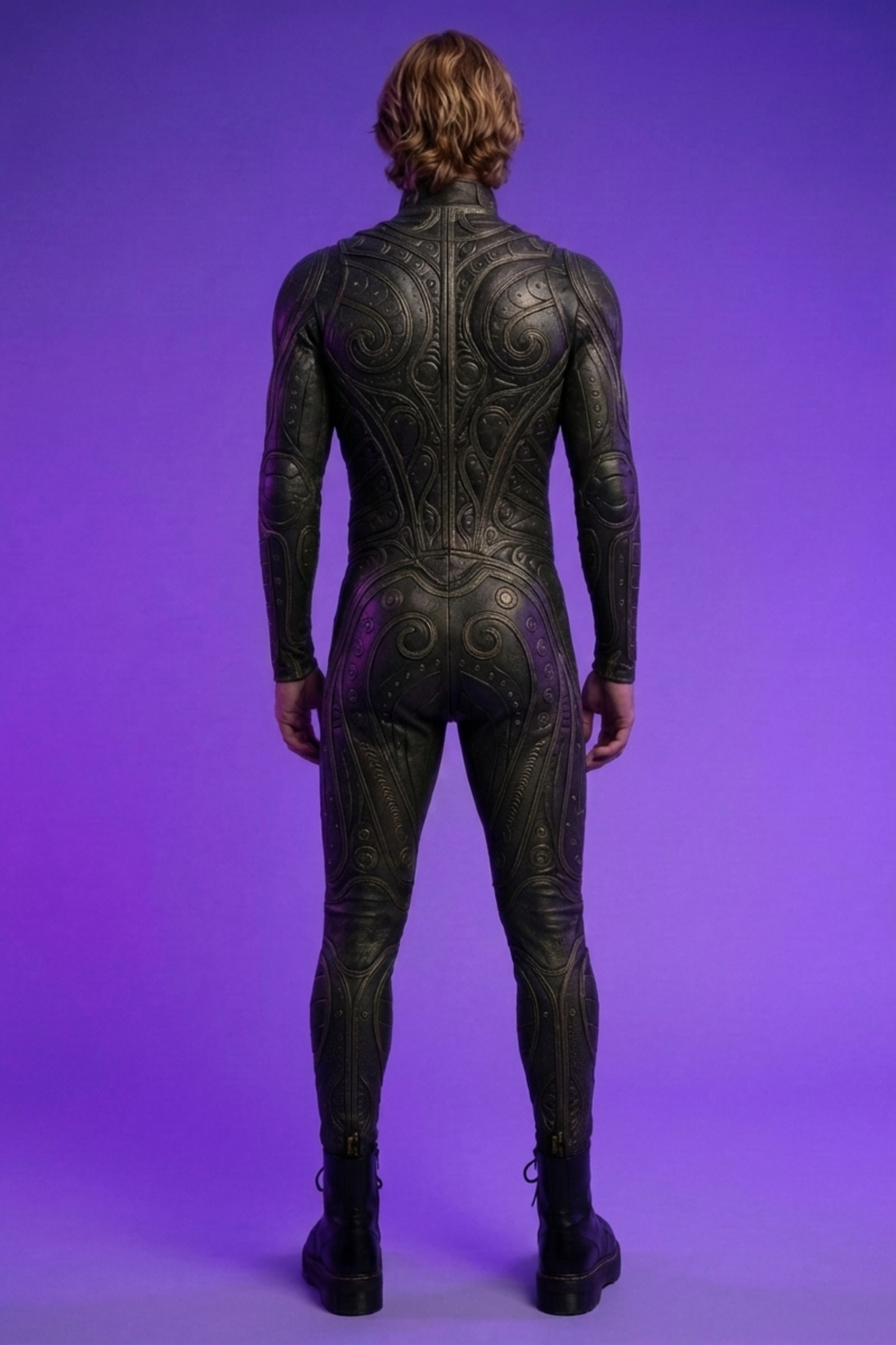 Bio-enhanced Warrior Embossed Bodysuit VV669