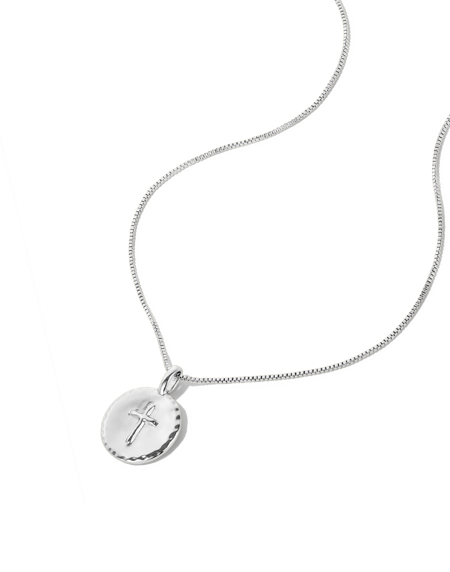 Cross Disc Necklace